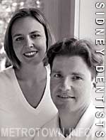 Husband Wife Dental Team in their practice in Sidney  BC Canada